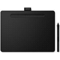 Wacom Intuos M Bluetooth tableta digitalizadora Negro 2540 líneas por pulgada 216 x 135 mm USB/Bluetooth, Tableta gráfica negro, Inalámbrico y alámbrico, 2540 líneas por pulgada, 216 x 135 mm, USB/Bluetooth, 7 mm, Pluma