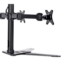 iiyama DS1002D-B1 soporte para monitor 76,2 cm (30") Escritorio Negro, Soporte de pie negro, 10 kg, 25,4 cm (10"), 76,2 cm (30"), 100 x 100 mm, Ajustes de altura, Negro