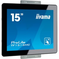 iiyama TF1515MC-B2 pantalla para PC 38,1 cm (15") 1024 x 768 Pixeles XGA LED Pantalla táctil Negro, Monitor LED negro, 38,1 cm (15"), 1024 x 768 Pixeles, XGA, LED, 8 ms, Negro