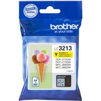 Brother LC3213Y cartucho de tinta 1 pieza(s) Original Amarillo Amarillo, 1 pieza(s), 400 páginas, Pack individual
