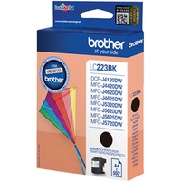 Brother LC-223BK cartucho de tinta 1 pieza(s) Original Negro Negro, 1 pieza(s), 550 páginas, Pack individual