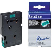 Brother TC-701 cinta para impresora de etiquetas Negro sobre verde, Cinta de escritura Negro sobre verde, TC, Negro, Japón, 5 año(s), Brother