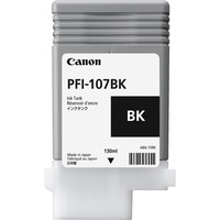 Canon PFI-107BK cartucho de tinta 1 pieza(s) Original Negro Tinta a base de pigmentos, 1 pieza(s)