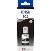 Epson 102 EcoTank Pigment Black ink bottle, Tinta Original, Negro, Epson, - EcoTank ET-4750 - EcoTank ET-3750 - EcoTank ET-3700 - EcoTank ET-2750 - EcoTank ET-2700, 127 ml, Impresión por inyección de tinta