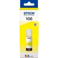Epson 106 EcoTank Yellow ink bottle, Tinta Original, Amarillo, Epson, - EcoTank ET-7750 - EcoTank ET-7700, 70 ml, Impresión por inyección de tinta