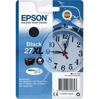 Epson Alarm clock Singlepack Black 27XL DURABrite Ultra Ink, Tinta Alto rendimiento (XL), Tinta a base de pigmentos, 17,7 ml, 1100 páginas, 1 pieza(s)