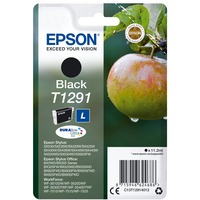 Epson Apple Tinta negra T1291 DURABrite Ultra Manzana Negro, Tinta a base de pigmentos, 11,2 ml, 1 pieza(s), 385 páginas