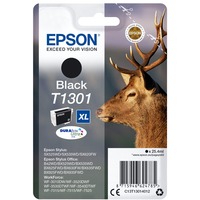 Epson Stag Tinta negra T1301 DURABrite Ultra Ciervo Alto rendimiento (XL), Negro, Tinta a base de pigmentos, 25,4 ml, 25,4 ml, 1 pieza(s)