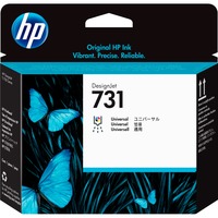 HP Cabezal de impresión DesignJet 731 DesignJet T1700 44-inch PostScript printer, DesignJet T1700dr 44-inch PostScript printer,..., Inyección de tinta térmica, Cian, Gris, Magenta, Negro mate, Foto negro, Amarillo, 28 mm, 143 mm, 132 mm