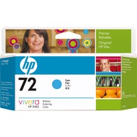 HP Cartucho de tinta DesignJet 72 cian de 130 ml Alto rendimiento (XL), Tinta a base de colorante, 130 ml, 1 pieza(s)