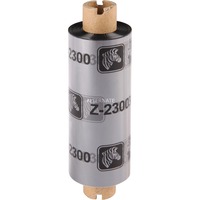 Zebra 2300 Performance Wax cinta térmica 74 m Negro, Cinta de escritura 74 m, 6,4 cm, Negro, Cera, 1,2 cm