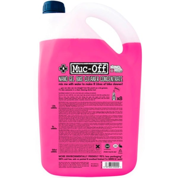 MucOff Nano Tech Bike Cleaner Concentrate, 5L, Productos de limpieza