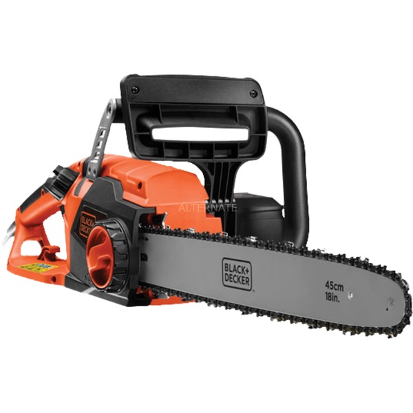 BLACK+DECKER CS2245 motosierra 2200 W Negro, Gris, Naranja, Motosierra  eléctrica naranja/Negro, 45 cm,