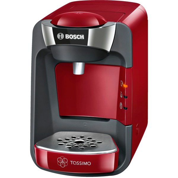 Bosch Home TAS3203 cafetera eléctrica Semi-automática Pod coffee machine  0,8 L, Cafetera de cápsulas rojo, Pod coffee machine, 0,8 L, Cápsula de  café, Rojo