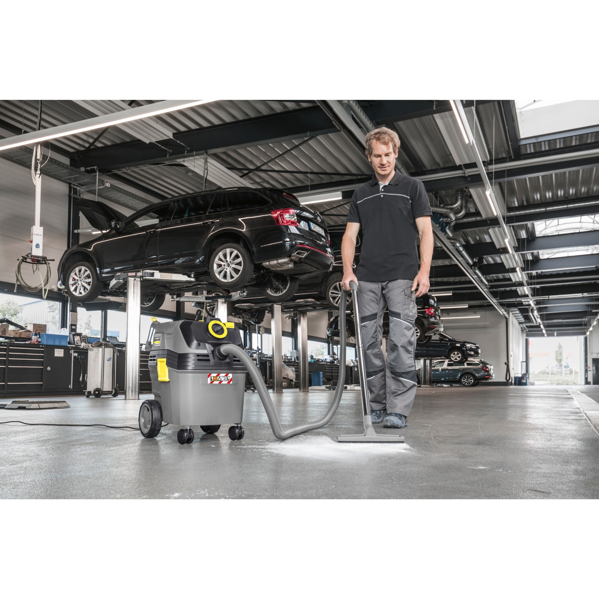 Kärcher NT 30/1 Ap L 30 L Aspiradora de tambor Seca y húmeda 1380 W Sin bolsa, Aspiradora en húmedo y en seco gris, 1380 W, Aspiradora de tambor, Seca y húmeda, Sin bolsa, 30 L, Filtrado