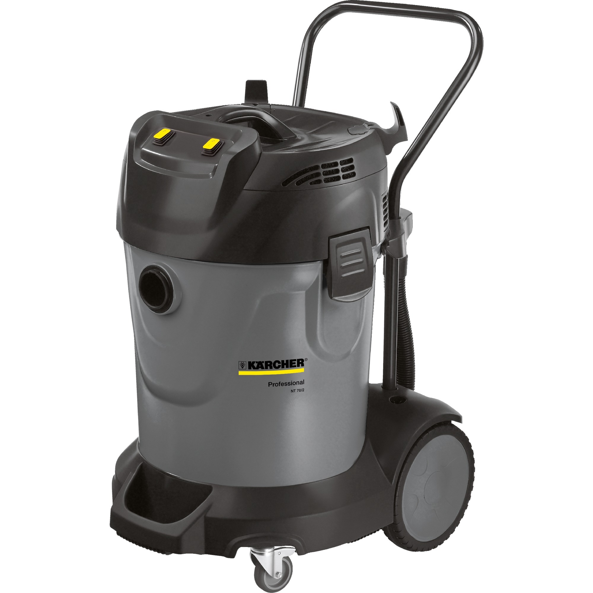 Kärcher NT 70/2 70 L Aspiradora de tambor Seca y húmeda 2400 W Bolsa para el polvo, Aspiradora en húmedo y en seco 2400 W, Aspiradora de tambor, Seca y húmeda, Bolsa para el polvo, 70 L, 75 dB